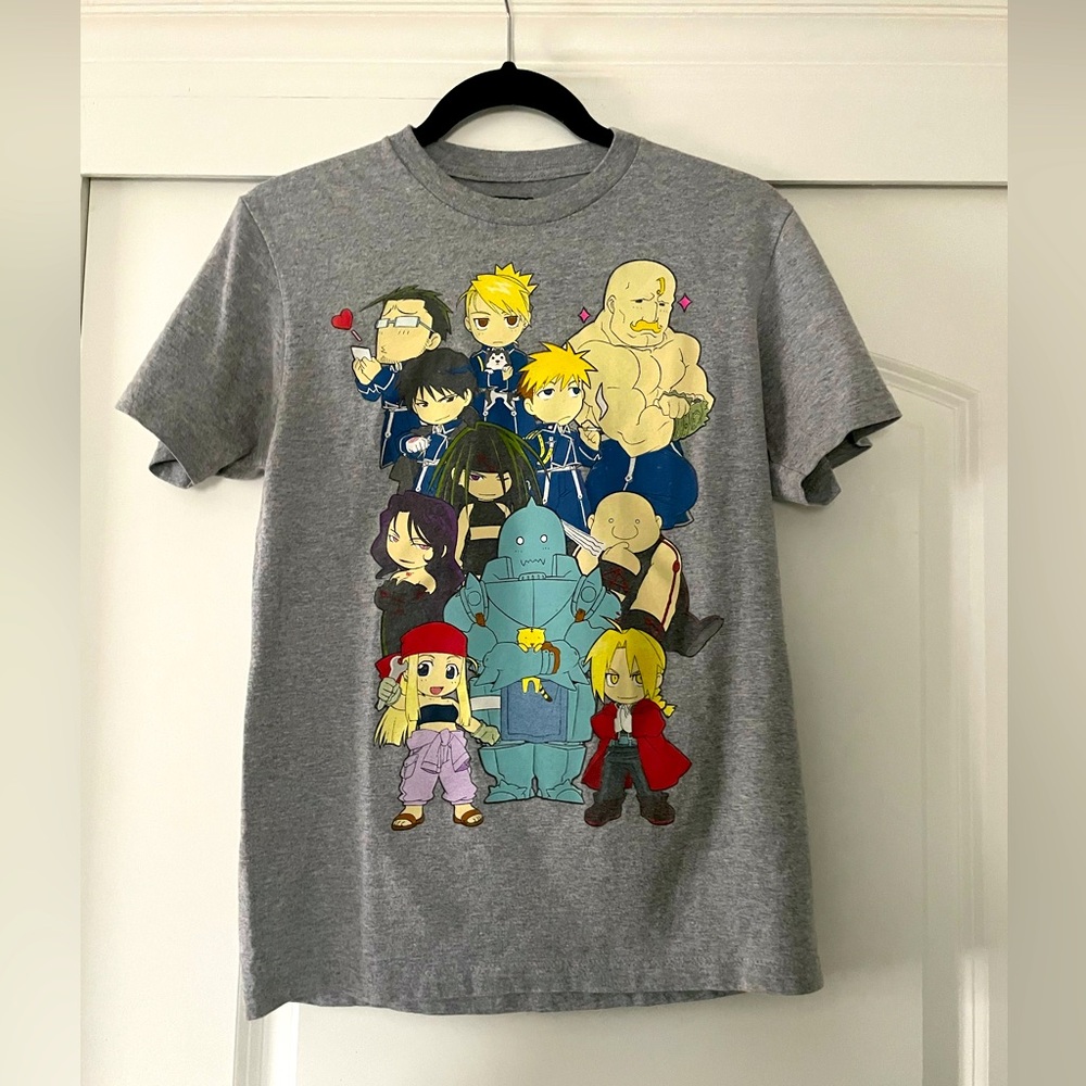 VTG 2004 Fullmetal Alchemist Anime Manga Cartoon T Shirt Size S